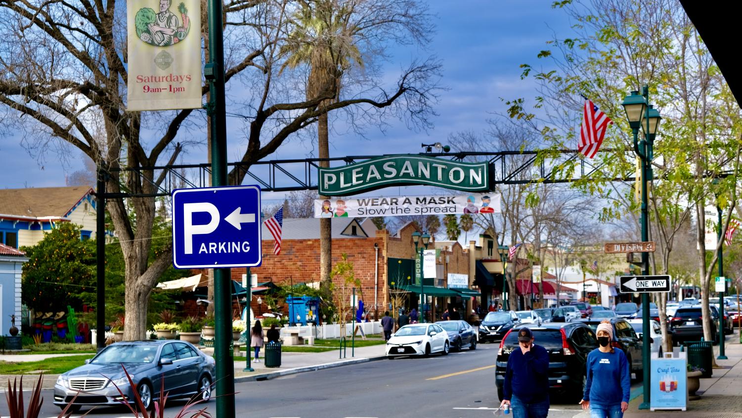 March 2021 Downtown Pleasanton slowly opens back up to the public