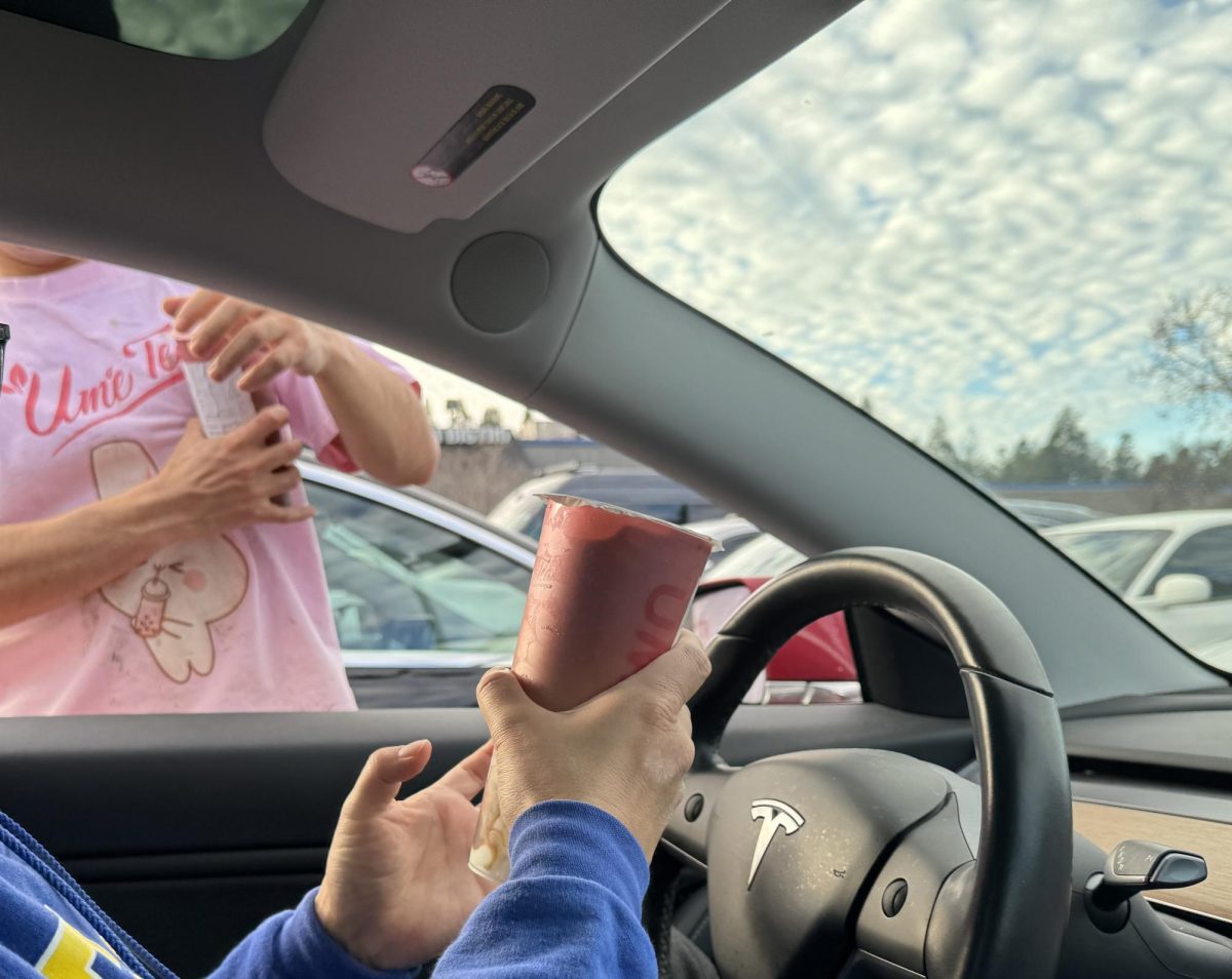 If the line is too long, workers offer a curbside delivery option. 
