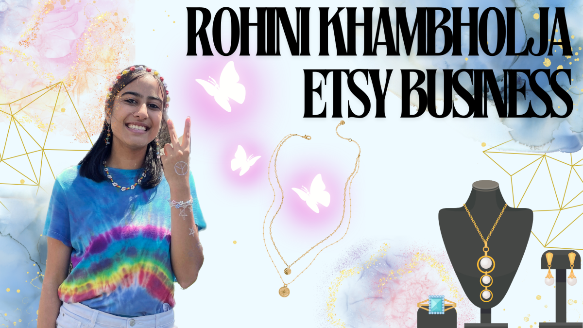 Rohini Khambholja (25) runs her own etsy store containing resin jewelry and more!