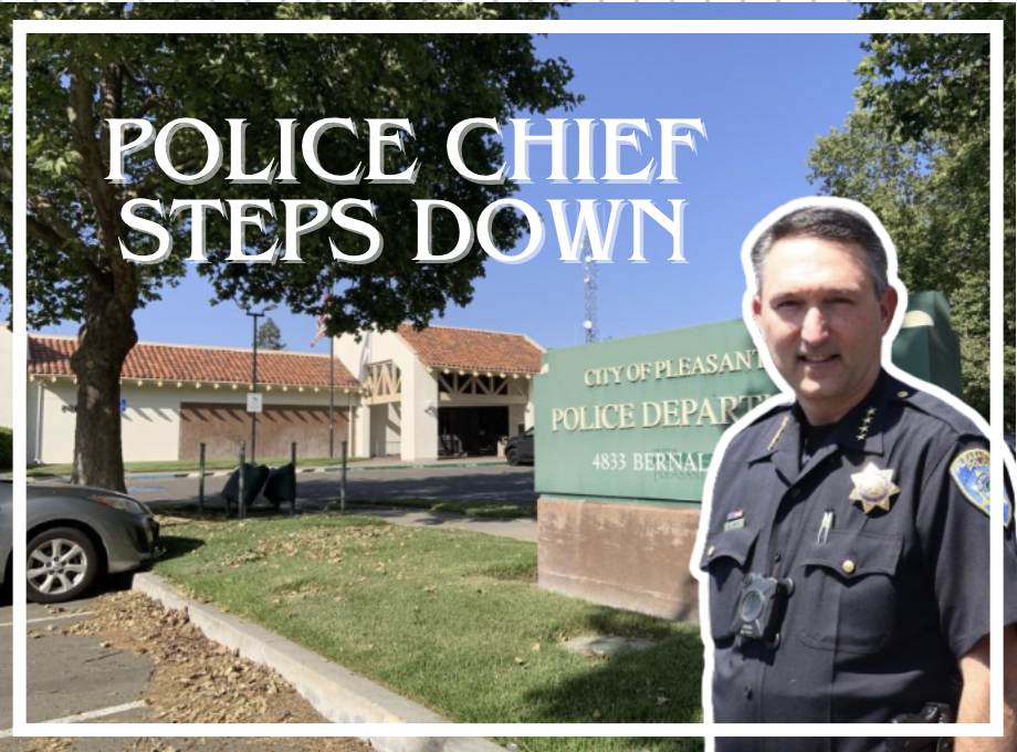 Pleasanton Police Chief David Swing steps down from his position after four years. 