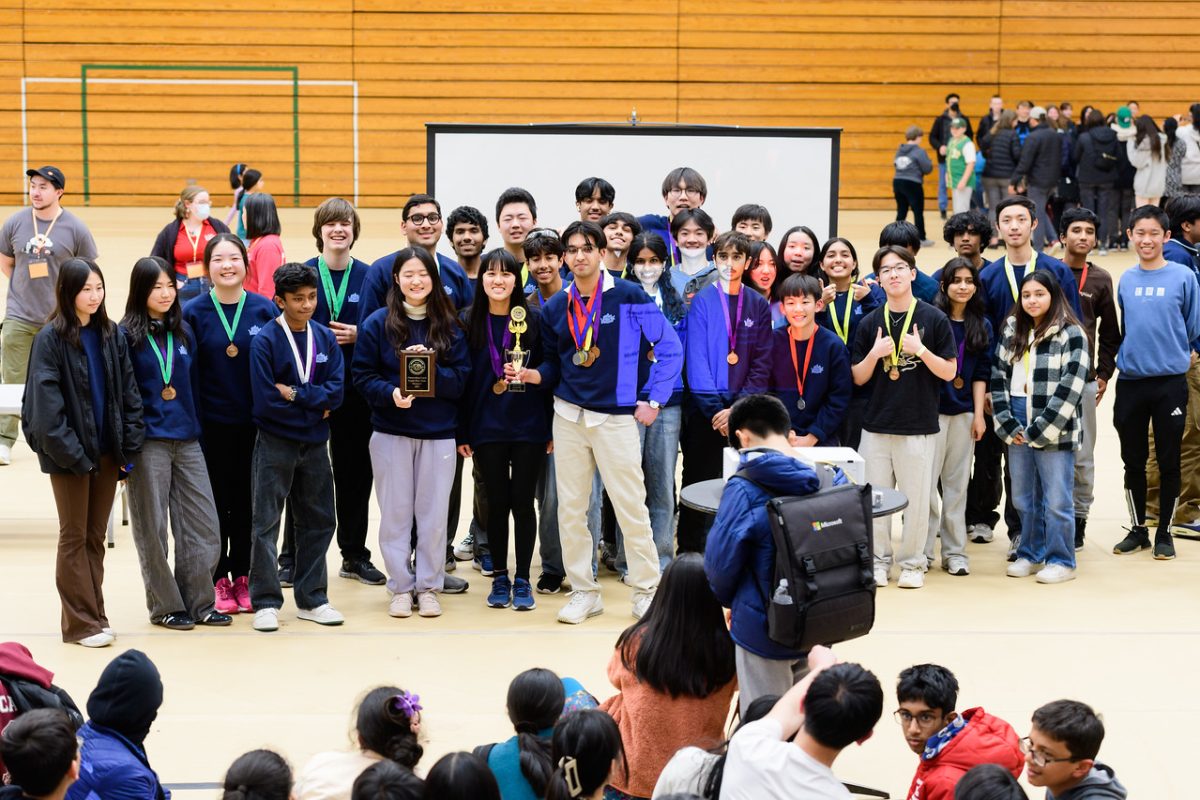 Amador Science Olympiad team celebrates their impressive fourth-place finish at the Alameda Regional.